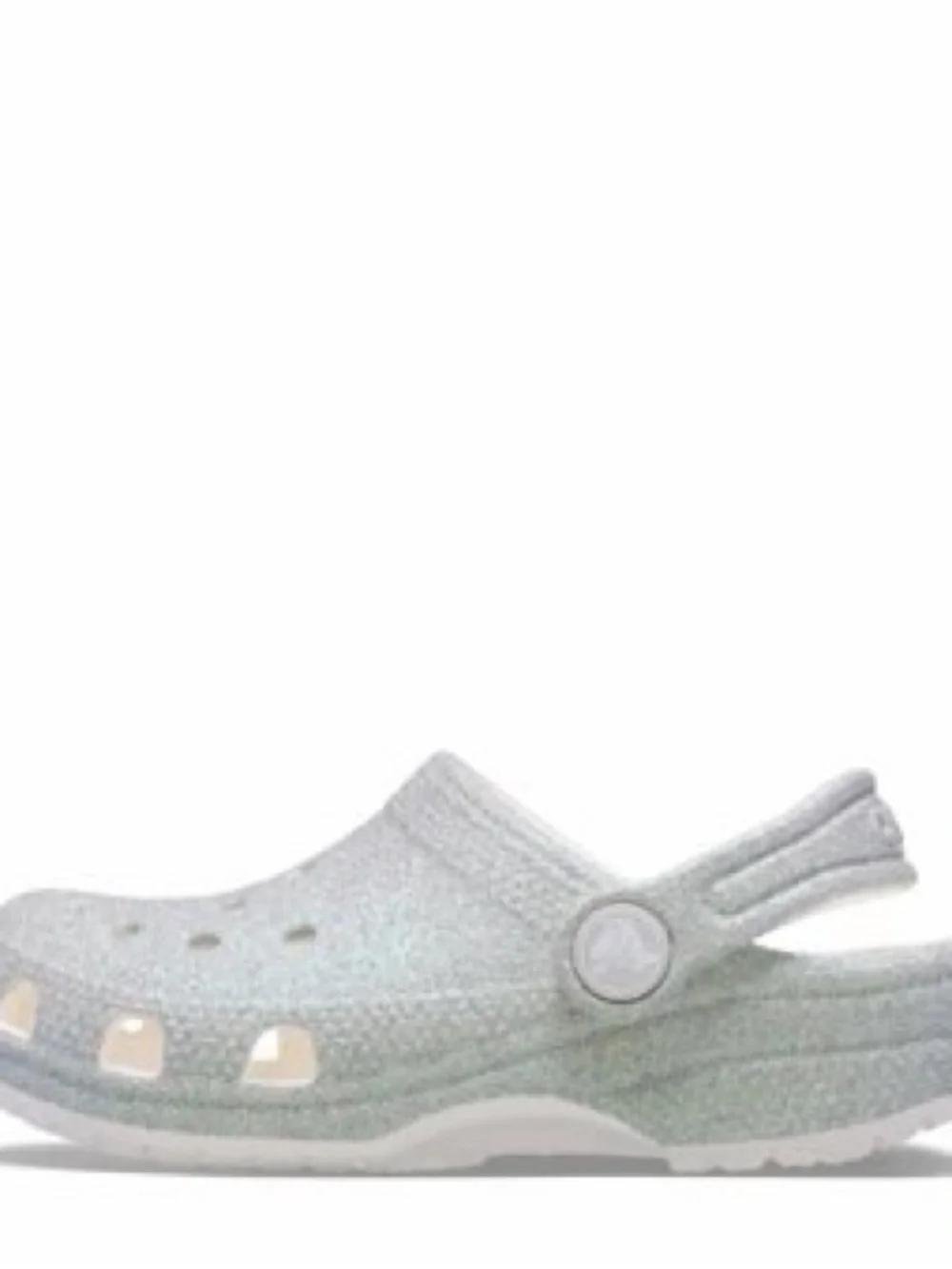 CROCS sparkling silver